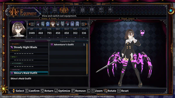 Death end re;Quest 2 - Shina's Maid Outfit DLC - Image 3
