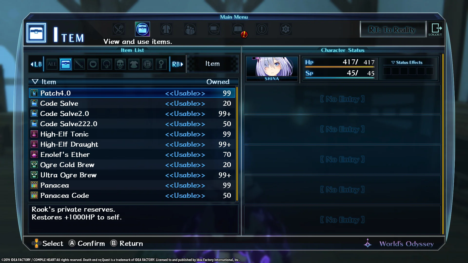 Death end re;Quest - Healing Item Set DLC - Image 3