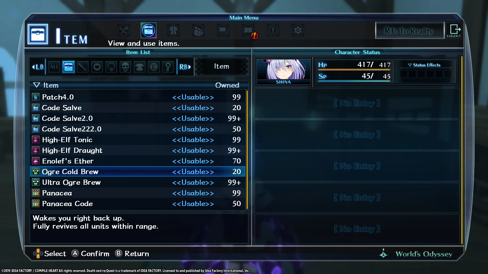 Death end re;Quest - Healing Item Set DLC - Image 4