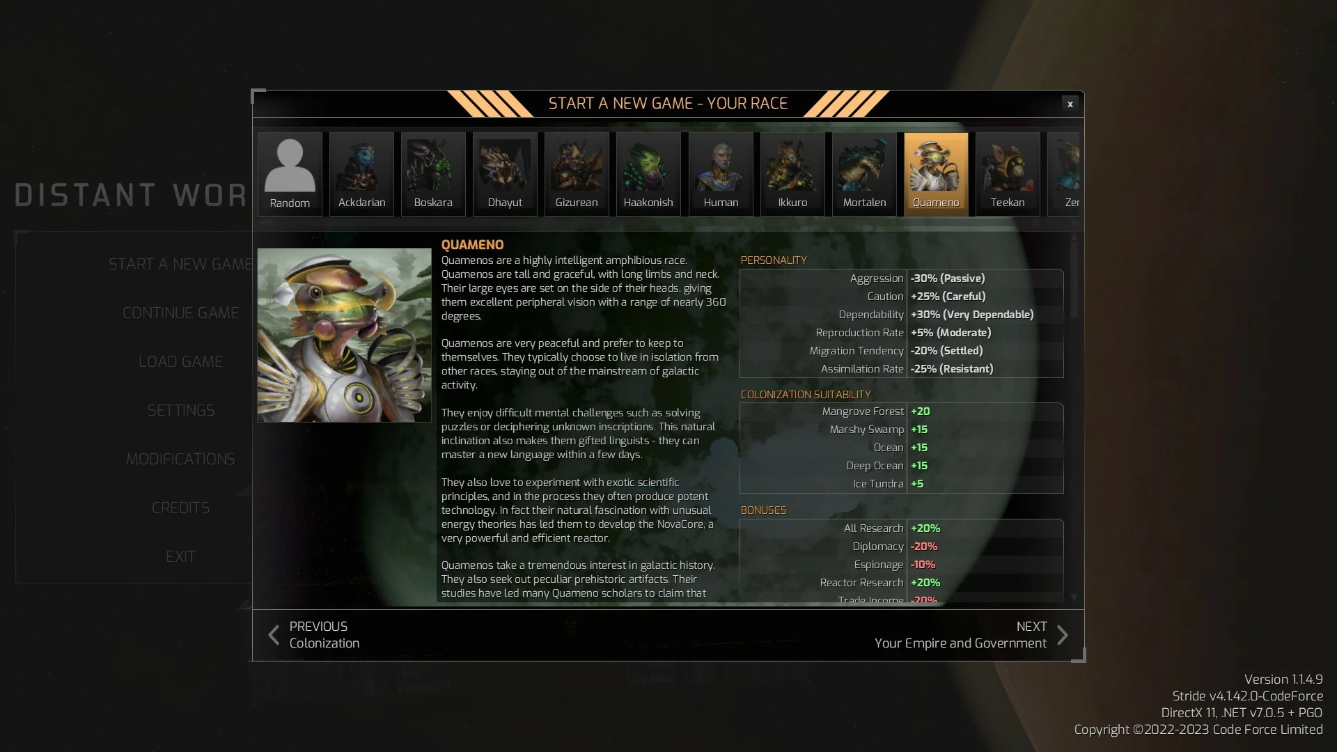 Distant Worlds 2: Factions - Quameno and Gizureans DLC - Image 2