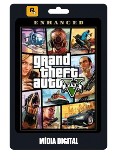 Grand Theft Auto V Enhanced & Great White Shark Card