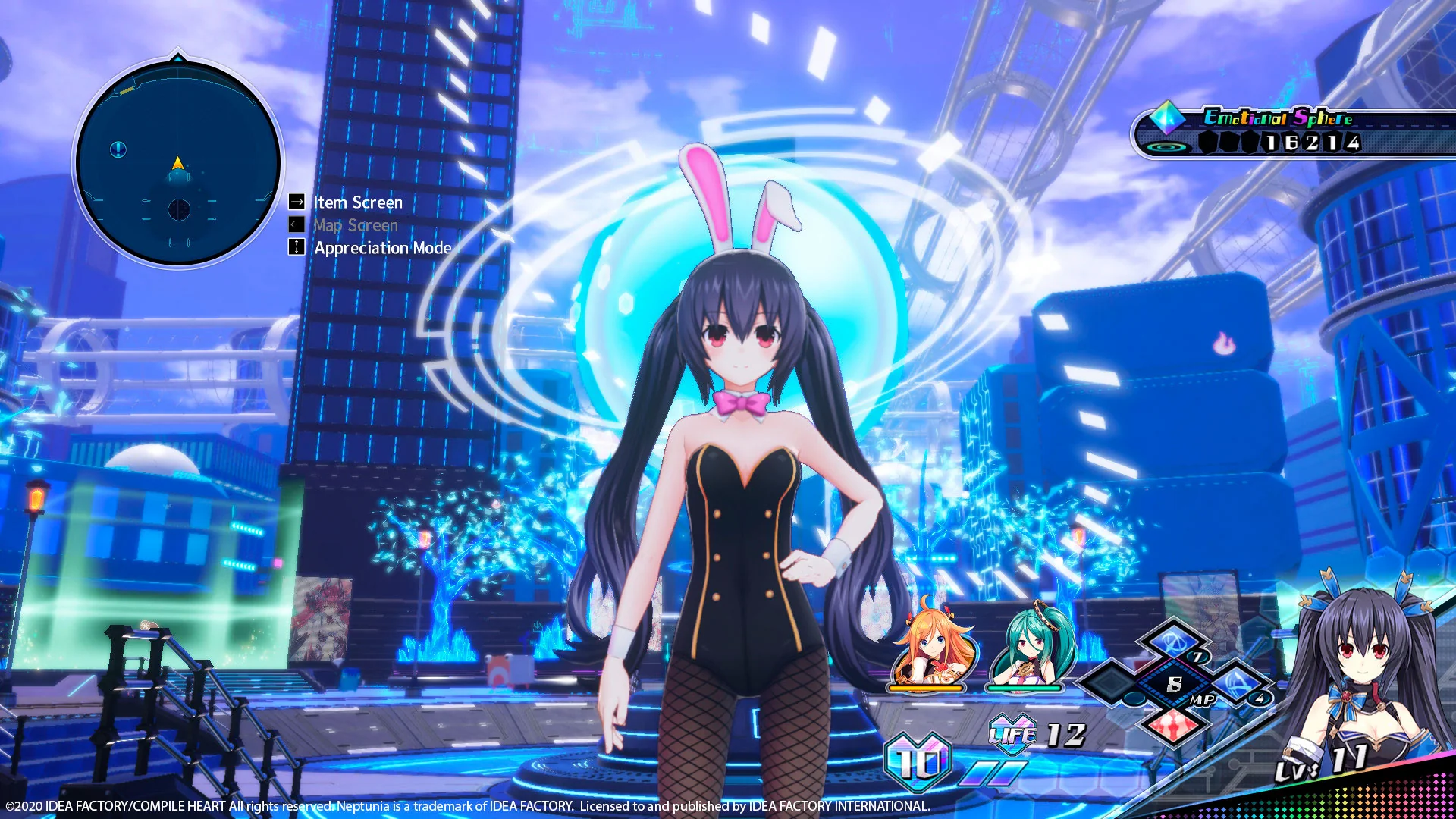 Neptunia Virtual Stars - Bunny Outfit- Goddess Set DLC - Image 2