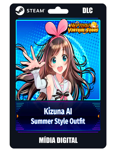 Neptunia Virtual Stars - Kizuna Ai Summer Style Outfit DLC