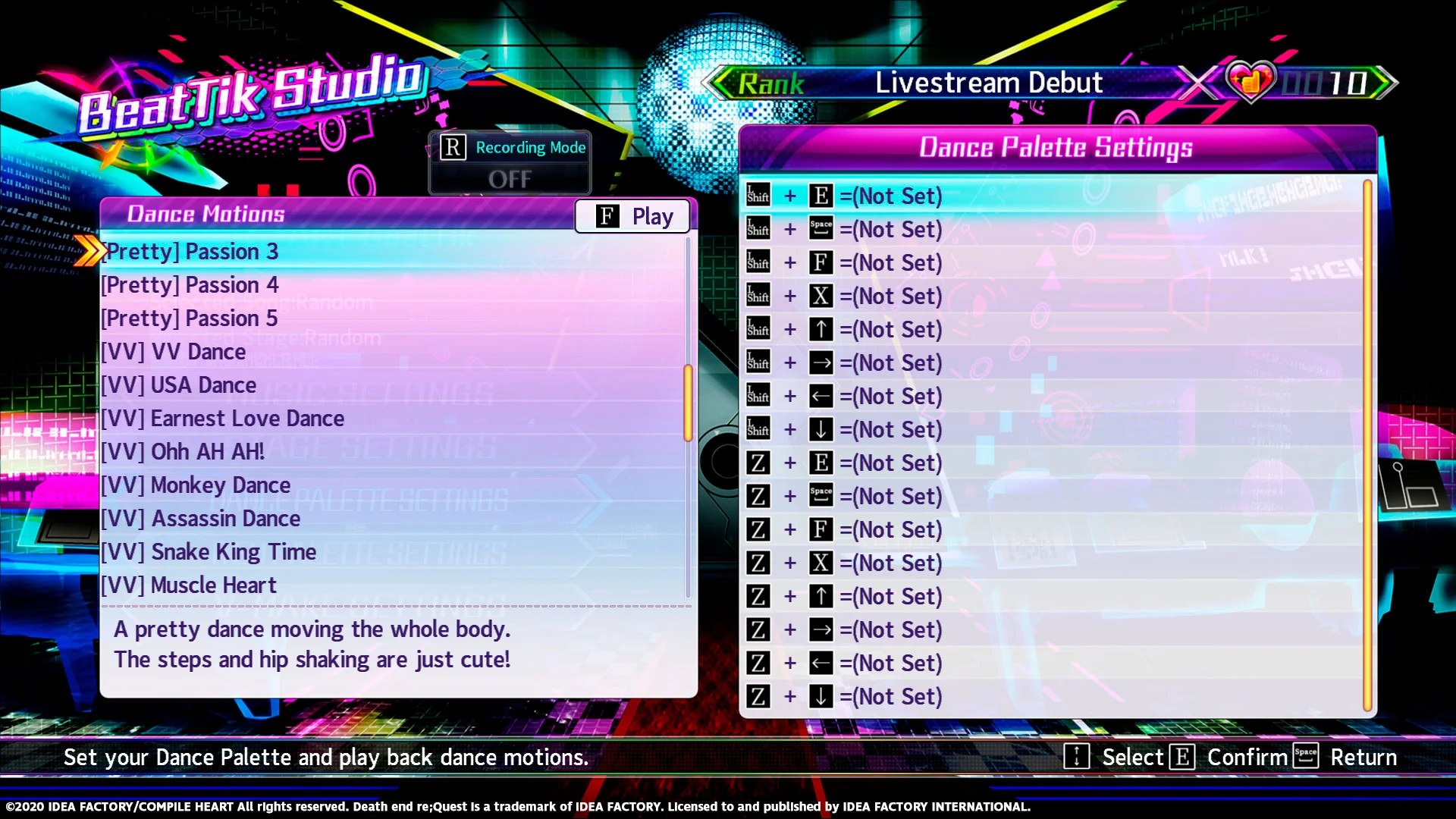 Neptunia Virtual Stars - Unlock All BeatTik Dances DLC - Image 2