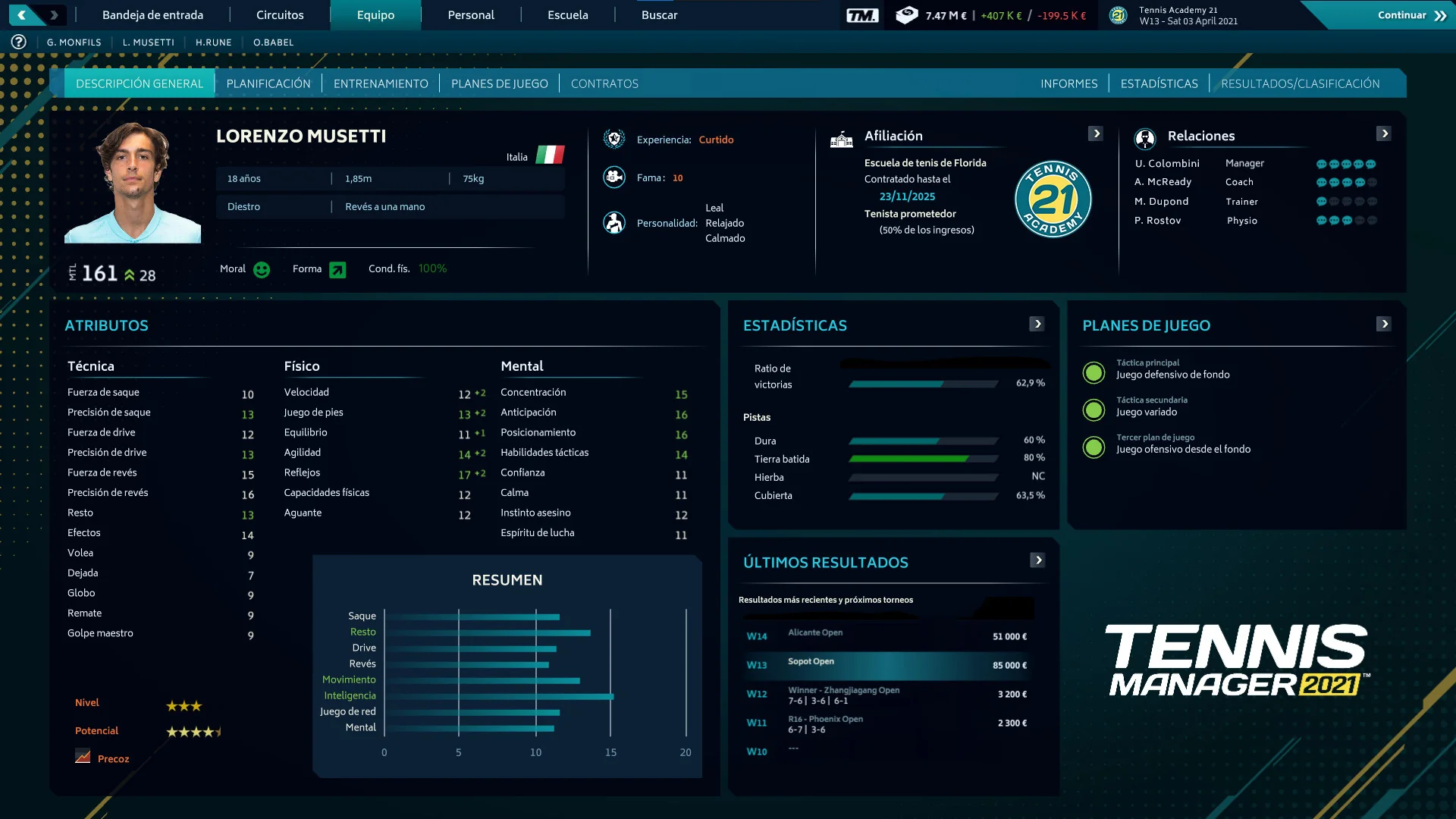 Tennis Manager 2021 - Image 5