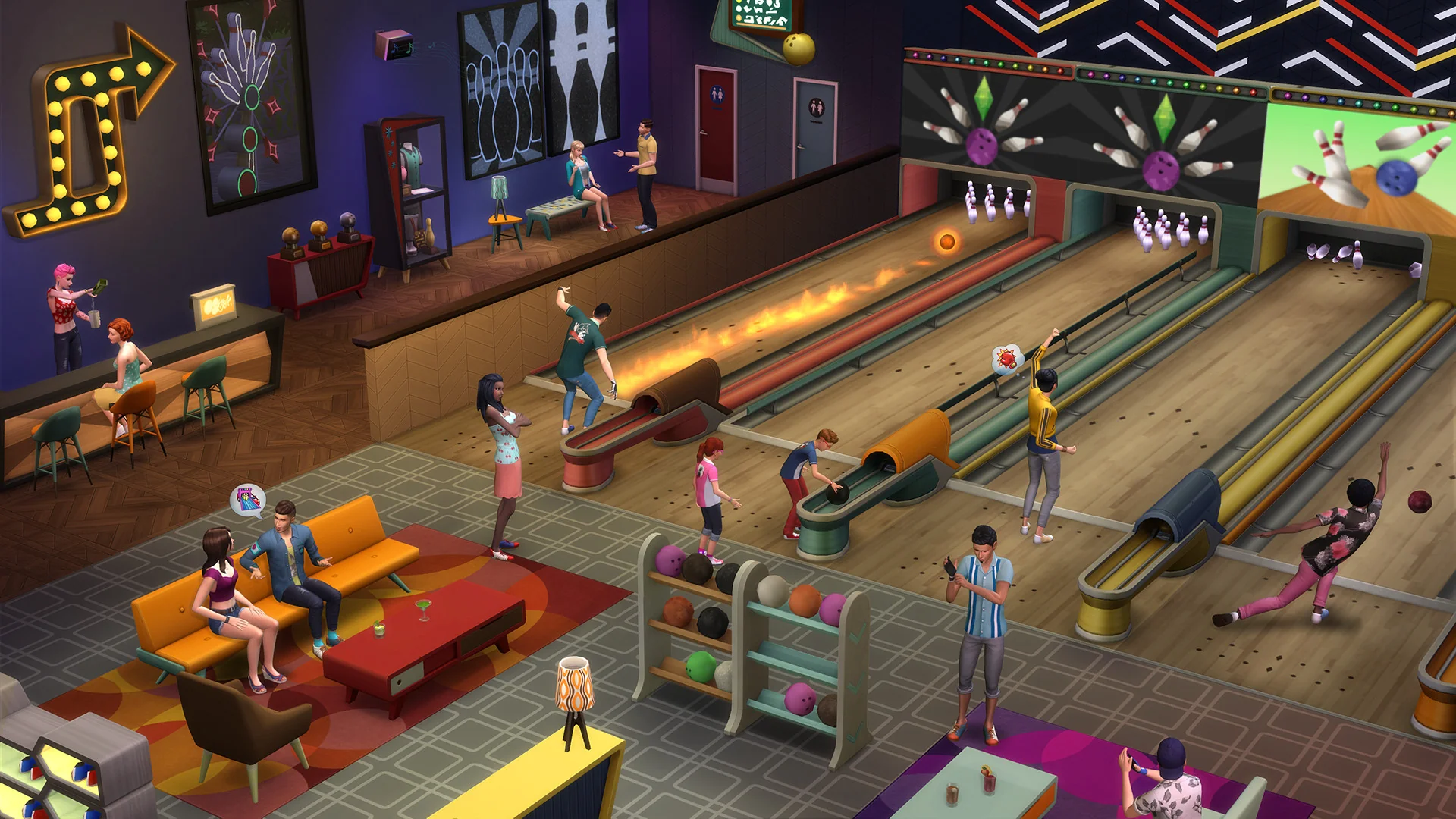 The Sims 4 - Bowling Night Stuff DLC - Image 2